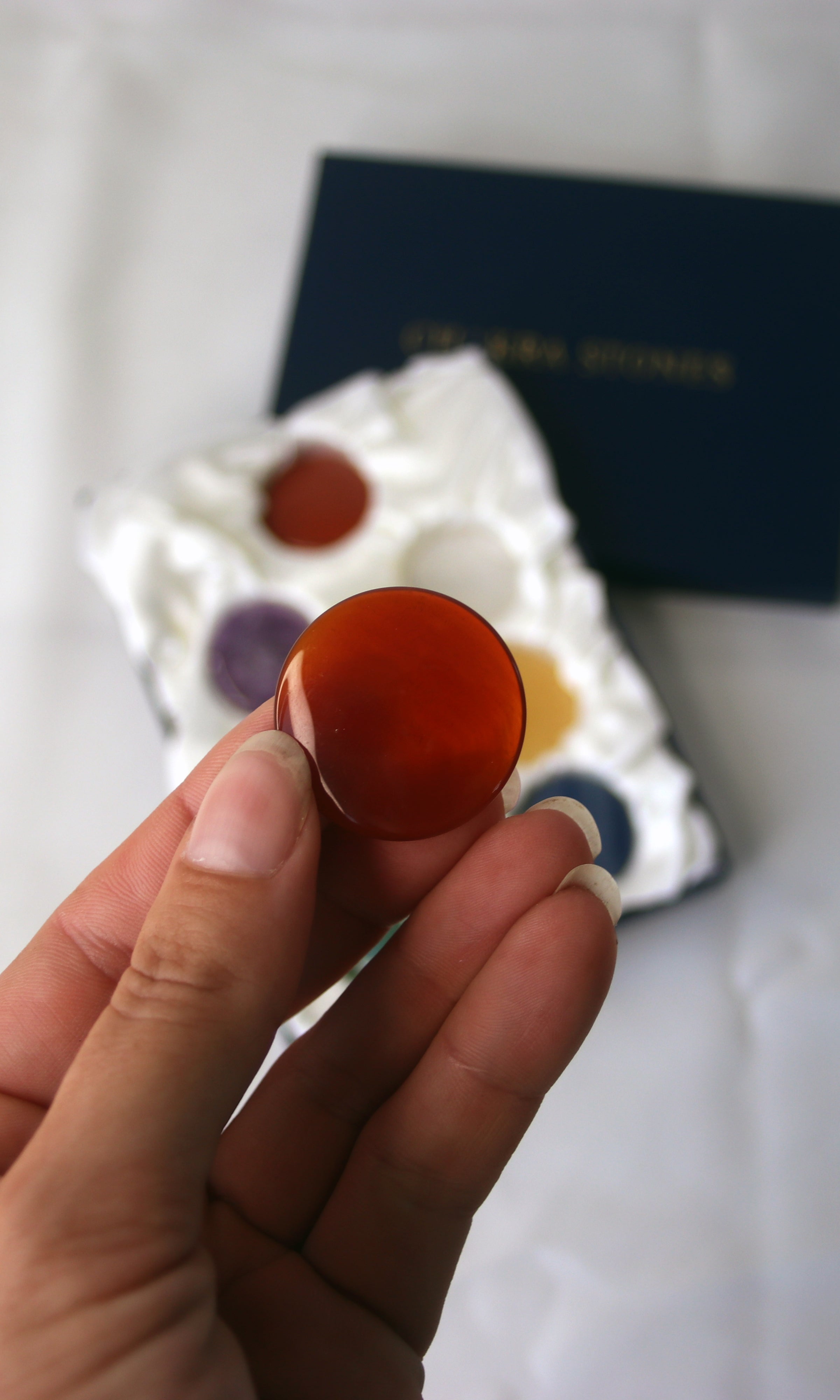 Chakra Healing Set - Flat Stones boxed